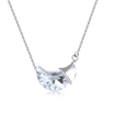 Half Moon Stone Necklace Silver SPE-2315